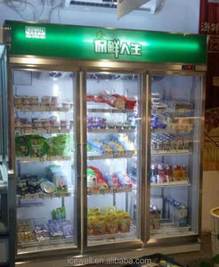 Réfrigérateur commercial vertical à <span class=keywords><strong>3</strong></span> <span class=keywords><strong>portes</strong></span>, ustensile, affichage réfrigération - Product Image 3