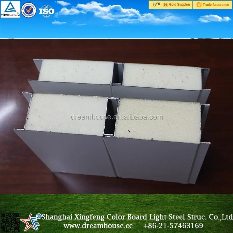 Cheap styrofoam roof sandwich panels partition wall insulation eps sandwich panel