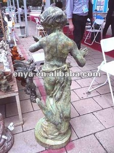Cortile all'ingrosso ghisa arrugginito all'aperto antico cherubini statua <span class=keywords><strong>amore</strong></span> angelo Putti scultura forniture da <span class=keywords><strong>giardino</strong></span> decorazione metallo - Product Image 5