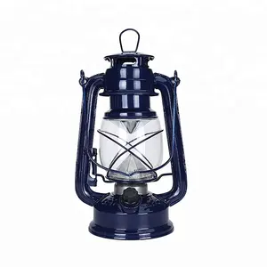 Wrought Iron LED Kerosene alcohol lamps Portable Lantern Outdoor Camping Lighting