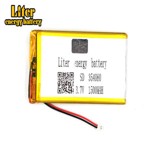 Plug 1.5-2 P 354080 Ultra-thin polymer lithium battery 1500 mah outdoor lighting 3.7 V equipment medical with ntc - Product Image 2