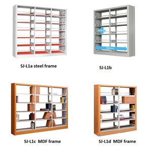 Estantería de metal moderna para libros, estantería ajustable para libros, biblioteca - Product Image 6