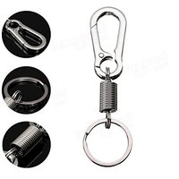 Porte-clés en alliage de Ceinture À Ressort Sac Mousqueton Porte-clés Ceinture Clip Crochet Mousqueton Boucle Porte-clés Accessoire Extérieur Kimter-D340S F