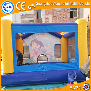 Enfants <span class=keywords><strong>taille</strong></span> <span class=keywords><strong>dora</strong></span> intérieur mini château gonflable commerciale saut châteaux vente - Product Image 4