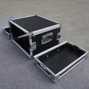 2019 RK-Slant Rack Case/Shock Mount Rack Flight Case/Rack Case met Wielen