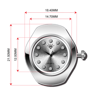 Mini Relojes de Pared con Movimiento de Cuarzo Japonés