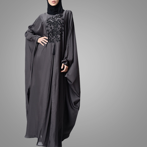 Kaftan <span class=keywords><strong>Abaya</strong></span> en dentelle brodée, vêtements formels et de cérémonie, burqa élégante, robe musulmane, cardigan <span class=keywords><strong>grande</strong></span> <span class=keywords><strong>taille</strong></span> - Product Image 2