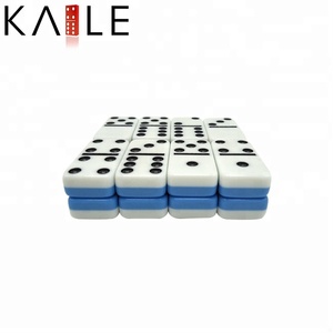 Juego <span class=keywords><strong>de</strong></span> dominó Doble 6 personalizado, 28 Uds., molde 5008 <span class=keywords><strong>de</strong></span> doble cara, color azul, blanco, dominó <span class=keywords><strong>de</strong></span> <span class=keywords><strong>dos</strong></span> tonos para jugar - Product Image 1