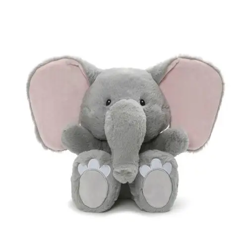 Morbida E La Pelle-amichevole Giocattoli Elefante di Peluche Grigio Bambola Animale OEM Selvaggio Animali Giocattoli