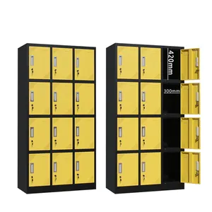 Luoyang Mingxiu 12 compartiment stalen locker/12 deur metalen kleding locker