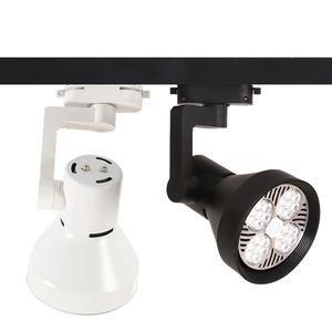 TIWIN <span class=keywords><strong>blanc</strong></span> et noir couleur COB 100-240 V <span class=keywords><strong>blanc</strong></span> chaud 1200lm 15 w piste LED spot - Product Image 1