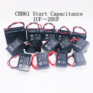 CBB61 Bắt Đầu Điện Dung AC Fan 450V CBB Động Cơ Chạy Tụ 1UF 1.2UF 1.5UF 1.8UF 2UF 2.5UF 3UF 3.5UF 4UF-20UF - Product Image 1