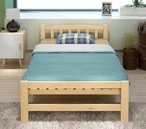 Деревянная складная кровать для гостиной, дешевая складная кровать, односпальная складная деревянная кровать