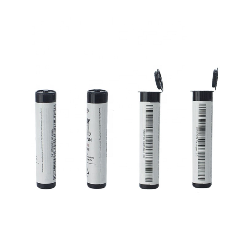 Пластиковая черная цветная пробирка 20 мл