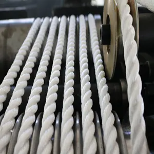 3 strand/ 4 strand nylon pp multifilament rope cord twist making machine