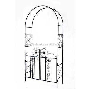 Arc de jardin extérieur en <span class=keywords><strong>fer</strong></span> <span class=keywords><strong>forgé</strong></span> avec banc, offre spéciale, économique - Product Image 3