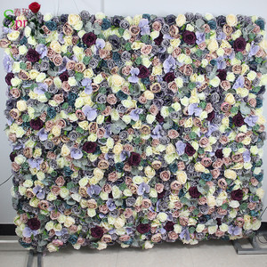 SPR hohe qualität hochzeit rose künstliche 3D garten blumen wand dekoration für party bühne hintergrund dekorative flores großhandel - Product Image 1