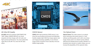 Transmisión <span class=keywords><strong>en</strong></span> <span class=keywords><strong>vivo</strong></span> profesional AC5PLUS Versión mejorada 4K Resolución UHD Videocámara Match Accesorios Cámara de video - Product Image 4