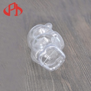 Botellas líquidas de plástico transparente con forma de oso, 100ml, para PVC - Product Image 3