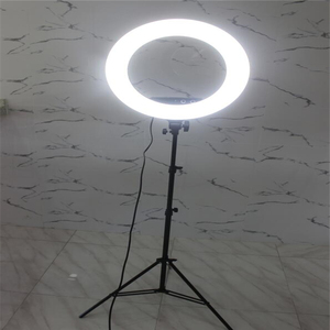 LF-R480 18 "100 Wát 110V-220V Dimmable LED Ảnh/Studio/Điện Thoại/Video Vòng Ánh Sáng Kit Hình Khuyên Đèn Ánh Sáng Với Gương Túi - Product Image 2