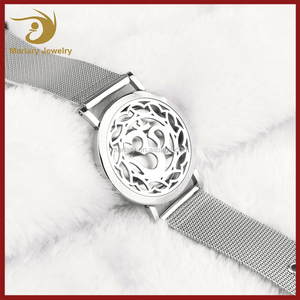 Banda <span class=keywords><strong>de</strong></span> reloj <span class=keywords><strong>de</strong></span> malla ajustable <span class=keywords><strong>OM</strong></span> a cielo abierto pulsera <span class=keywords><strong>de</strong></span> aceite esencial Joyería <span class=keywords><strong>de</strong></span> aromaterapia fabricante - Product Image 2