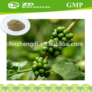 Complemento alimenticio para la hipertensión venta al por mayor de café verde extracto de frijol 98% el ácido clorogénico - Product Image 1