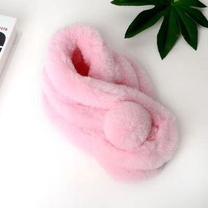 <span class=keywords><strong>D1353</strong></span> Mùa Đông Ấm Áp Lông Thỏ Mềm Cổ Áo Phụ Nữ Cô Gái Khăn Quàng Cổ Lông - Product Image 5