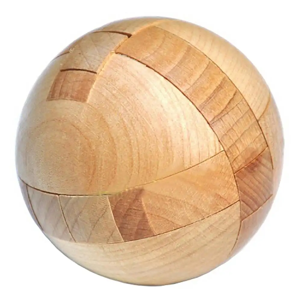 3D beech Wood Puzzle Magic Ball Brain Teasers Toy Intelligence games For Adults/Kids