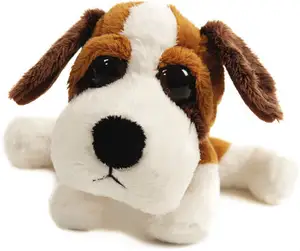 我们所有的软玩具 14041 St Bernard 狗软玩具与他的巨大可爱的眼睛