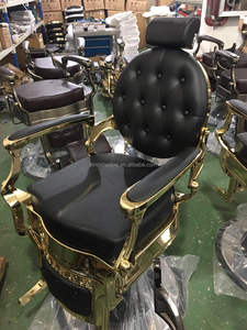 Meubles de salon équipement de coiffure chaise de barbier <span class=keywords><strong>pas</strong></span> <span class=keywords><strong>cher</strong></span> chaises de salon de coiffure pour hommes chaise de baber en métal - Product Image 5