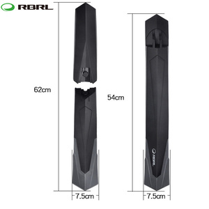Vendita Calda Mountain Bike Parafango con Vento Teoria Disegno Della Bicicletta Parafango RL-890 F/R 26 '-27.5' 540 millimetri 620 millimetri Nero 316g RBRL PARAFANGO - Product Image 3