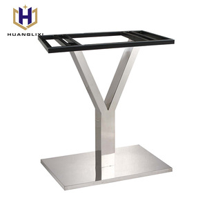 <span class=keywords><strong>Pieds</strong></span> de meubles décoratifs X forme piédestal <span class=keywords><strong>en</strong></span> acier inoxydable base de <span class=keywords><strong>table</strong></span> pour le <span class=keywords><strong>verre</strong></span> - Product Image 2