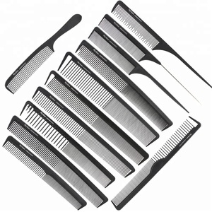 <span class=keywords><strong>Peigne</strong></span> à cheveux en carbone antistatique résistant à la chaleur OEM, <span class=keywords><strong>peigne</strong></span> à cheveux de barbier, <span class=keywords><strong>peigne</strong></span> à cheveux de coiffure dans toutes les séries - Product Image 1