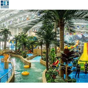 อุปกรณ์ Aqua Park แม่น้ำขี้เกียจสำหรับสวนน้ำในร่ม