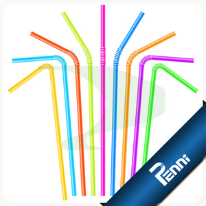 Cannucce Flessibili a Spirale in Plastica Colorate Monouso per Succhi e Decorazioni - Product Image 4