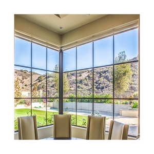 Mới nhất thương mại văn phòng và cửa hàng rèn nướng sắt và thủy tinh cửa ra vào thiết kế mô hình - Product Image 3