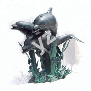Maison de luxe jardin Bronze Sculpture métal dauphins <span class=keywords><strong>piscine</strong></span> cascades Antique jardin fontaines en fonte <span class=keywords><strong>fontaine</strong></span> <span class=keywords><strong>dauphin</strong></span> - Product Image 3