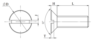 Nhựa Khe Cắm Đầu Chìm Polycarbonate PC Vít nhựa trong suốt vít - Product Image 6