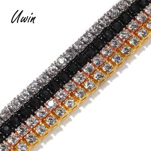 2025 nuovi arrivi bracciale a catena da uomo ghiacciato da 1 fila di cristallo Rapper gioielli Bling per uomo donna - Product Image 4