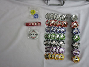 500pc 14 Gram Yin Yang Design <strong>Poker</strong> <strong>Chip</strong> <strong>Set</strong> - Product Image 3