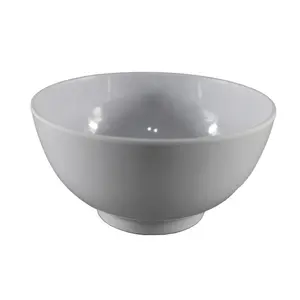 Trắng 5Inch Melamine Gạo Bát Nhựa Ngũ Cốc Bolw