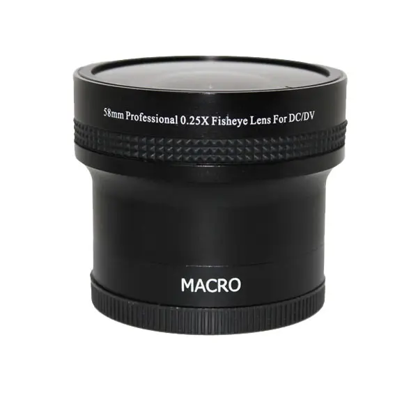 Universal Conversion lens of 0.25x 58mm fisheye lens