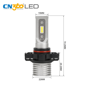 2019 new headlights12v 13 w V9 led với E-mark DOT 1500lm car led đèn pha led bóng đèn h4 h7 PSX24 PSX26 - Product Image 4