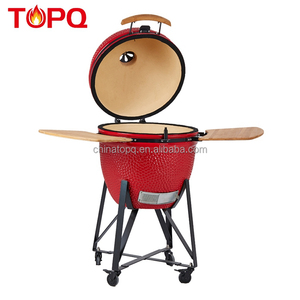 Topq terracota horno asador mesitas con <span class=keywords><strong>ruedas</strong></span>/Tailandés <span class=keywords><strong>barbacoa</strong></span> de <span class=keywords><strong>carbón</strong></span> con portátil plegable Mesa Redonda - Product Image 3
