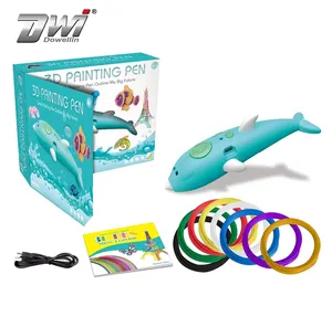 DWI Dowellin intelligence divertente stampa creativa penna da disegno 3D per bambini