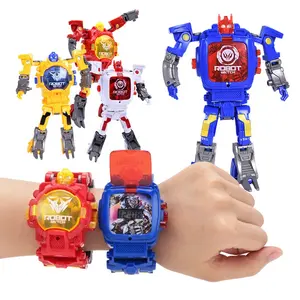 นาฬิกาหุ่นยนต์แปลงร่างของเล่นใหม่ปี 2018 สำหรับเด็ก - Product Image 1