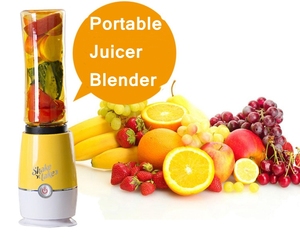 fácil de limpiar jugo de frutas y verduras extractor con piezas desmontables, 500 ml barato priceportable licuadora exprimidor - Product Image 1