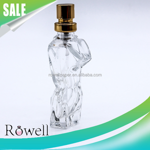 Botella de cristal de <span class=keywords><strong>perfume</strong></span> con forma de cuerpo para mujer, única, 15ml, botella vacía de fragancia con pulverizador - Product Image 3