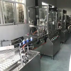 Semi auto air freshener spray aerosol filling machine production line