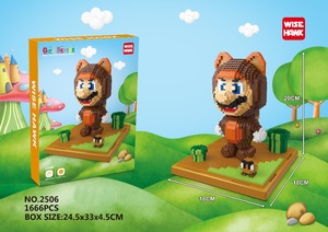 Vendita calda diamante costruire mattone <span class=keywords><strong>super</strong></span> <span class=keywords><strong>mario</strong></span> action figure giocattolo <span class=keywords><strong>di</strong></span> plastica building block per bambini - Product Image 3